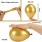 Gold Balloons, 120pcs 5 Inch Chrome Metallic Latex Gold Balloon for Party Supplies Birthday Anniversary Festival Baby Shower Wedding Engagement Decoration